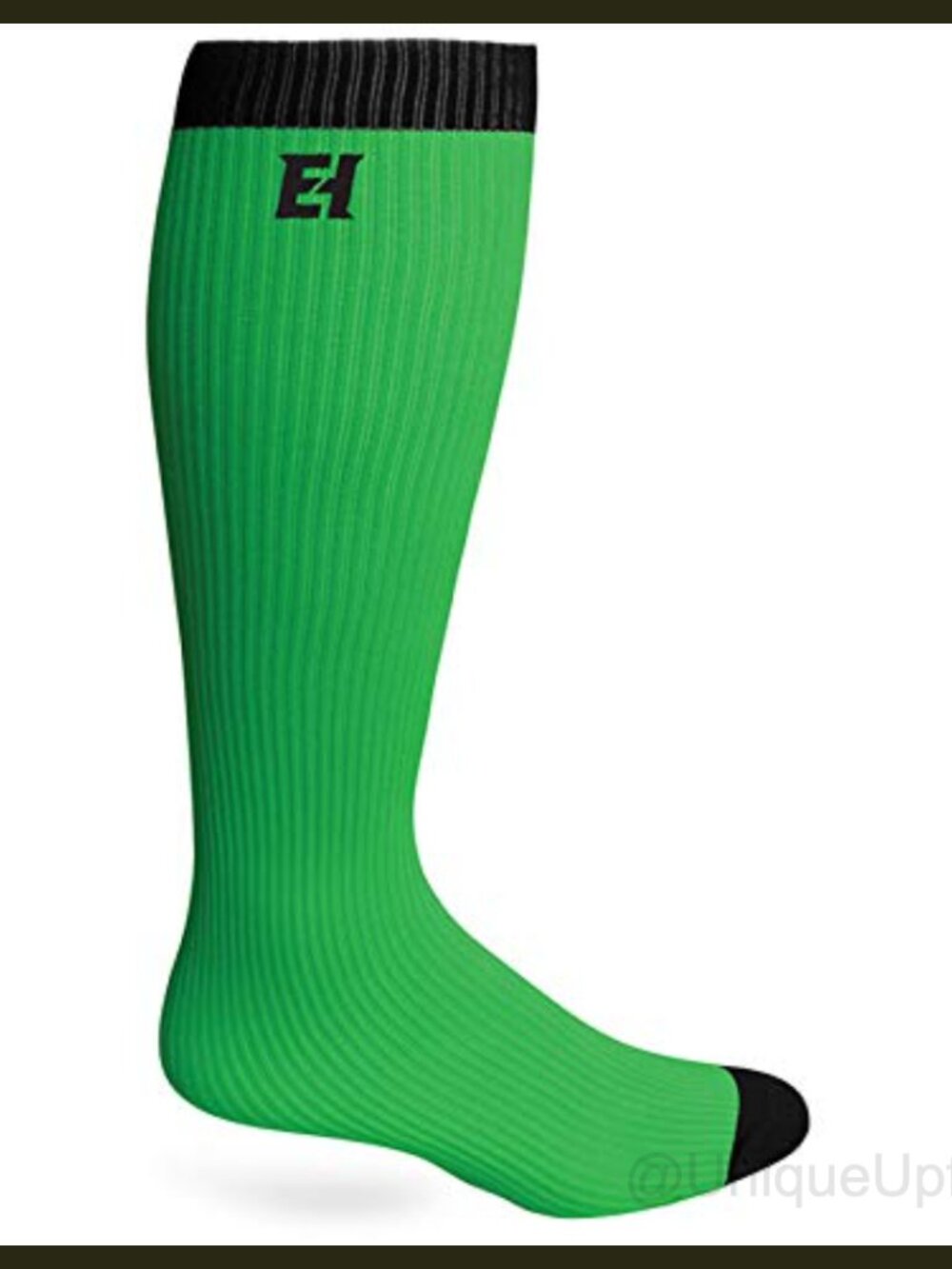 Ice Hockey Socks Knee Length Pro-Liner Coolmax Lycra Tube Thin Second Skin Green